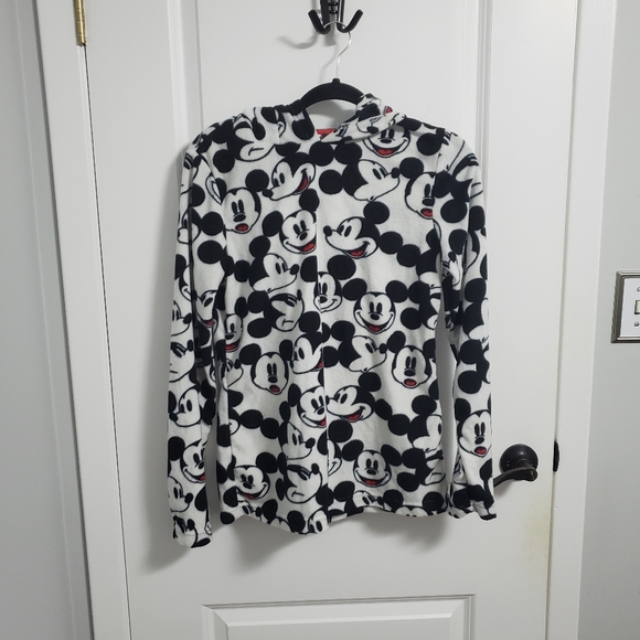 DISNEY Mickey Mouse Fleece Footed Pyjamas Set - Picture 2 of 13